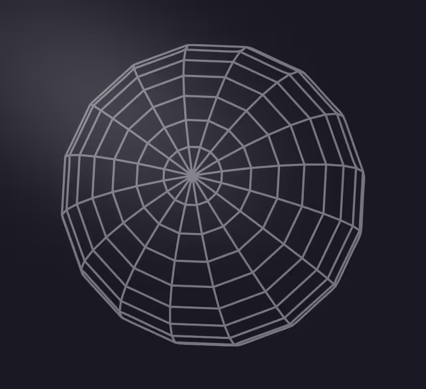 Sphere wireframe illustration